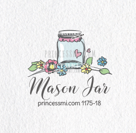Logo M&Ms® Plain in Lg Glass Jar