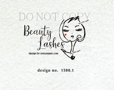 1500-1 girl logo, beauty logo design